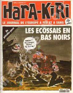 HARA-KIRI HEBDO - Le journal de l'Europe à feu  et à sang - Collection complète en 10 numéros