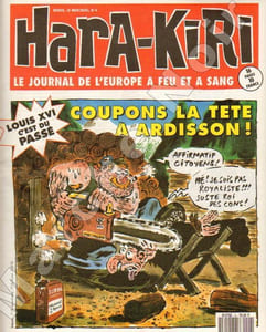 HARA-KIRI HEBDO - Le journal de l'Europe à feu  et à sang - Collection complète en 10 numéros