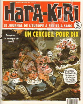 HARA-KIRI HEBDO - Le journal de l'Europe à feu et à sang - Collection complète en 10 numéros. COLLECTIF