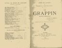 Le grappin (Moeurs parisiennes). DUBUT DE LAFOREST & DESCHAUMES Edmond