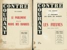 Le parlement aux mains des banques en 3 volumes. RASSINIER Paul