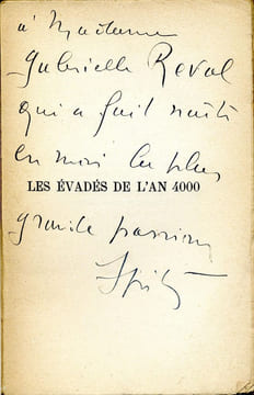 Les Evadés de l'an 4000. SPITZ Jacques