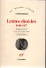 Lettres choisies 1940-1977 (Selected Lettres 1940-1977). NABOKOV Vladimir