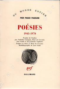Poésies 1943 - 1970