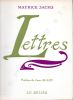 Lettres. SACHS Maurice