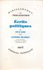 Ecrits politiques en 3 volumes - Tome 1. 1914-1920 - Tome 2. 1921-1922 - Tome 3. 1923-1926. GRAMSCI Antonio