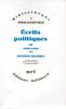 Ecrits politiques en 3 volumes - Tome 1. 1914-1920 - Tome 2. 1921-1922 - Tome 3. 1923-1926. GRAMSCI Antonio