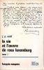 La vie et l'oeuvre de Rosa Luxemburg en 2 volumes . NETTL John Peter (LUXEMBURG Rosa)