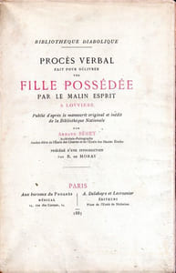 Procès verbal fait pour délivrer une fille possedée par le malin esprit à Louviers 1591