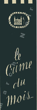 La mort est dans l'escalier (The King is Dead on Queen Street). BONNAMY Francis