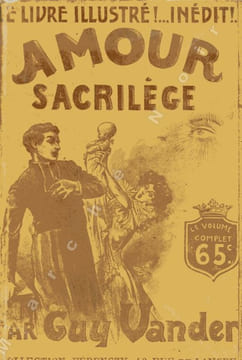 Amour sacrilège. VANDER Guy