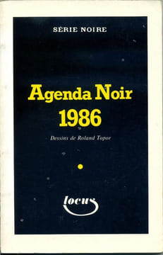Agenda noir 1986. DU SORBIER Thierry - JUGIE-ROELS Erick - TOPOR Roland