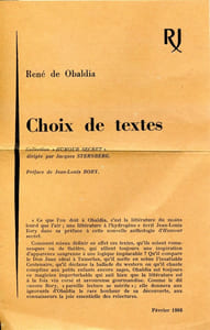 Choix de textes (prose et théatre)