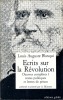 Ecrits sur la Révolution - Oeuvres complètes 1 - Textes politiques et lettres de prison . BLANQUI Louis-Auguste 