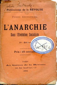 L'anarchie dans l'évolution socialiste