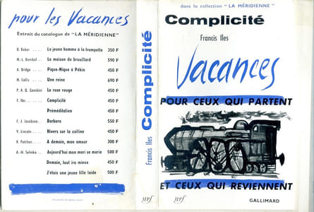 Complicité (Malice Aforethought) 