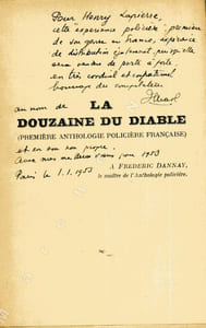 La douzaine du diable (Première anthologie policière française)