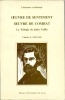 Oeuvre de sentiment - Oeuvre de combat (La trilogie de Jules Vallès) . STIVALE Charles J. 