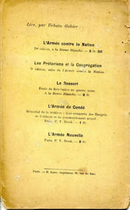L'armée de Condé - La revanche des Emigrés - La France sera encore trahie - Le peuple sera encore égorgé
