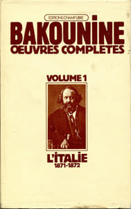 Michel Bakounine et l'Italie 1871-1872 