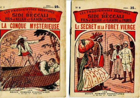 Les Prodigieuses Aventures de Sidi-Beccali, fils dAllah et gamin de Paris en 5 fascicules. KERLECQ Jean de