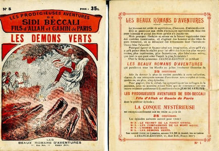 Les Prodigieuses Aventures de Sidi-Beccali, fils dAllah et gamin de Paris en 5 fascicules