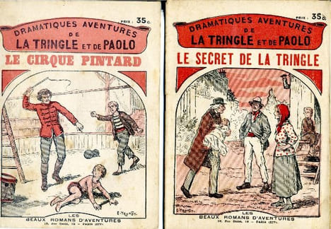 Dramatiques aventures de La Tringle et de Paolo en 4 volumes. KERLECQ Jean de