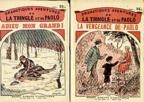 Dramatiques aventures de La Tringle et de Paolo en 4 volumes. KERLECQ Jean de