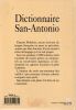 Dictionnaire San-Antonio . LE DORAN Serge - PELLOUD Frédéric - ROSE Philippe