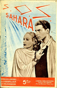 Reliure amateur comportant 2 textes : S.O.S. Sahara ... (Jean d'Arjanse) et Les réprouvés (André Armandy)