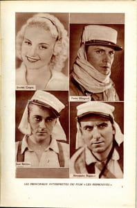 Reliure amateur comportant 2 textes : S.O.S. Sahara ... (Jean d'Arjanse) et Les réprouvés (André Armandy)
