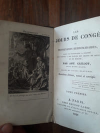 Les jours de congé, ou promenades hebdomadaires.