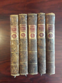 Principes de la littérature (complet en 5 volumes)