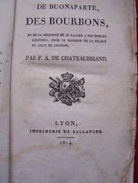 De Buonaparte, des Bourbons, et de la nécessité de se rallier à nos princes légitimes, pour le bonheur de la France et celui de l'Europe