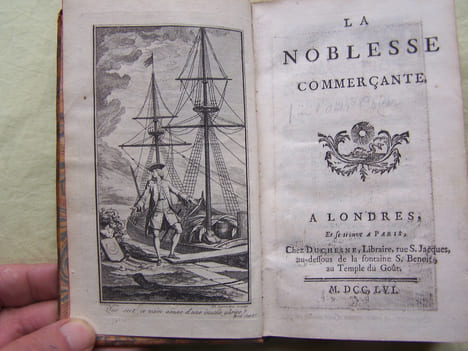 La noblesse commerçante - la noblesse militaire ou le patriote françois.. undefined