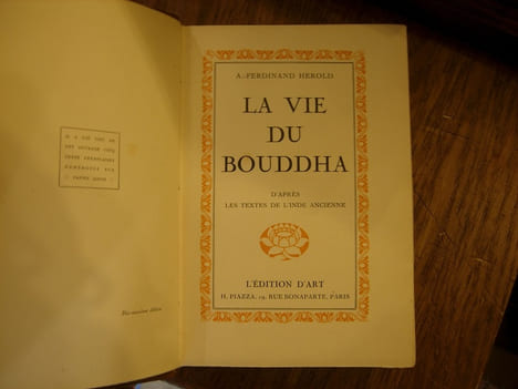 La Vie du Bouddha, d'après lestextes de l'Inde ancienne. . Herold (Ferdinand)
