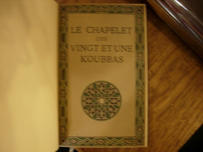 Le Chapelet des vingt et une koubbas. 