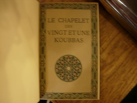 Le Chapelet des vingt et une koubbas. . Maraval-Berthoin (A.)