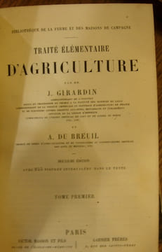 Traité élémentaire d'agriculture. . Du Breuil (Alphonse), Girardin (J.)