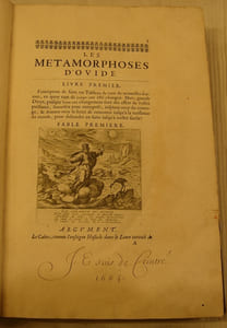 Les Métamorphoses d'Ovide divisées en XV livres. Suivies du Jugement de Pâris. 