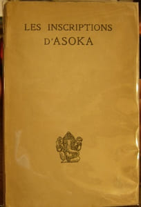 Les inscriptions d'Asoka