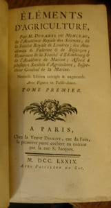 Eléments d'agriculture. Tome I.