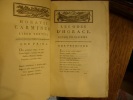 Odes.. Horace, Loyne d'Autroche (C. de) (traduction libre en vers francois, suivie de notes historiques et critiques par)
