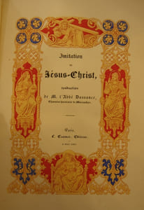 Les Saints Evangiles. On y joint: Imitation de Jésus-Christ.Traduits par M. l'Abbé Dassance, vicaire général de Montpellier.