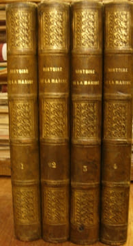 Histoire de la marine française. Deuxième édition, entièrement revue par l'auteur. . Sue (Eugène)