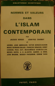 Normes et valeurs dans l'Islam contemporain. 