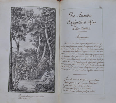 Pastoralia Lesbiaca sive de Amoribus Daphnidis et Chloe. Opus e textu graeco in Latinum numeris heroicis deductum. Operam navante Petit Radel, olim ...