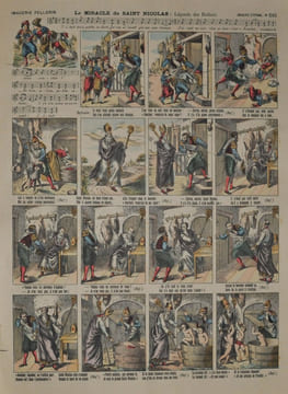 Le Miracle de Saint Nicolas. Légende des enfants.. IMAGE D’ÉPINAL.