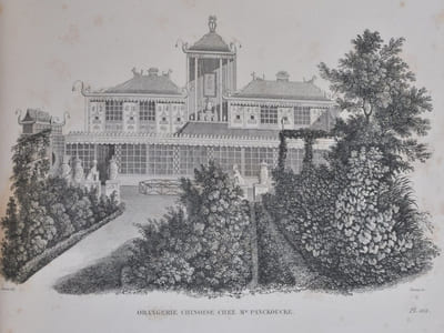 Traité de la composition et de l’ornement des jardins avec cent soixante et une planches représentant, en plus de six cents figures, des plans de jardins, des fabriques propres à leur décoration et des machines pour élever les eaux. Cinquième édition, entièrement refondue, augmentée de plus du double dans le texte, de 94 planches gravées et où tous les plans de jardins ont été changés.
