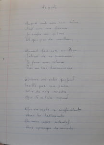 Correspondance adressée à Norge. 1937 - 1960 et RECUEIL DE POÈMES AUTOGRAPHE.